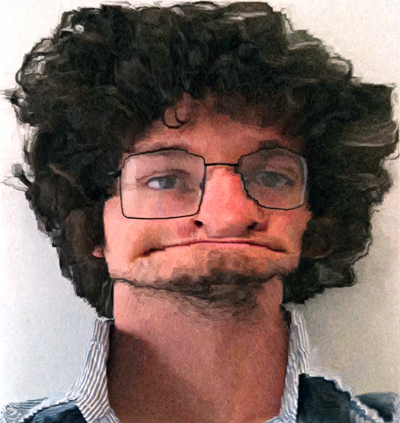 content aware self-portrait