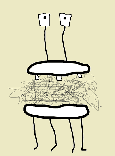 drawing monster