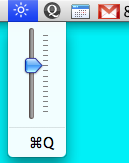 brightness menulet slider