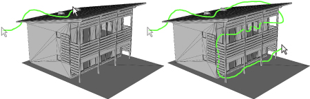 Content-Aware 3D Navigation with a 2D Mouse