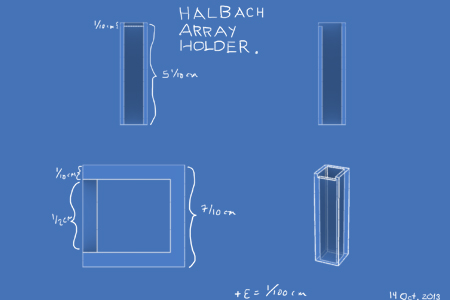 halbach array holder blueprint