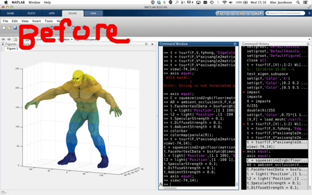 matlab figure axes colors