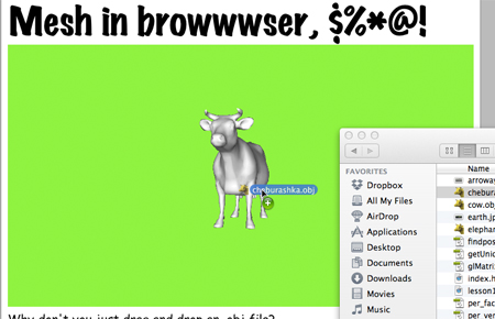mesh in browser