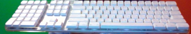 old white apple keyboard