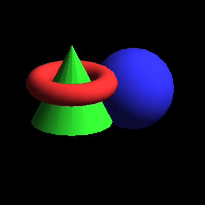 output of osdemo of mesa demos running on web server