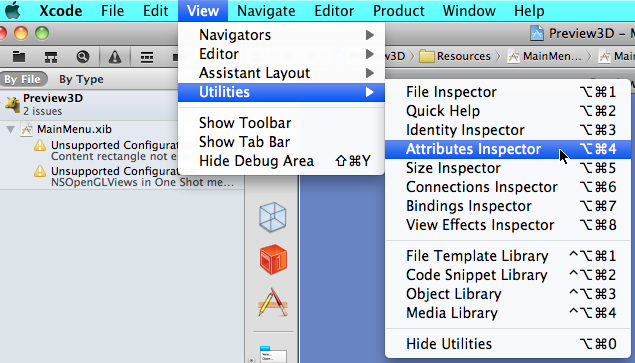 Library xcode. Attribute Inspector Xcode. Connection Inspector в Xcode. Identity Inspector Xcode. Inspector area Xcode.