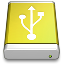 Yellow Drive Icon